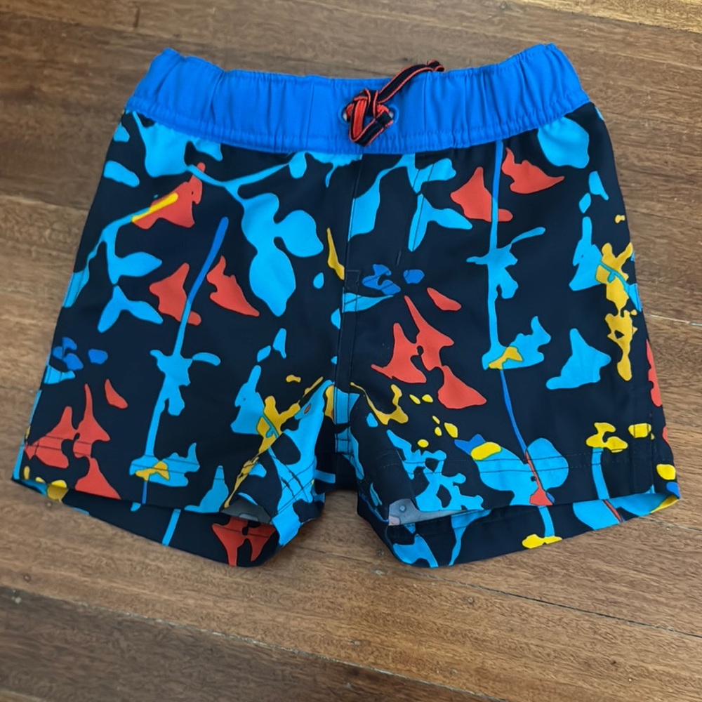 REI Blue and Red Swim Trunks